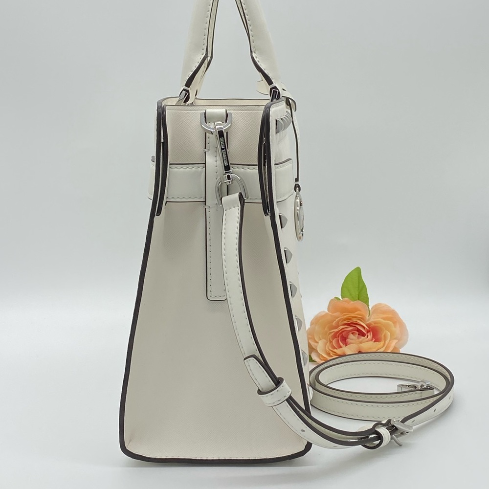 MICHAEL KORS RAYNE MEDIUM EW SATCHEL OPTIC WHITE - Picture 5 of 16